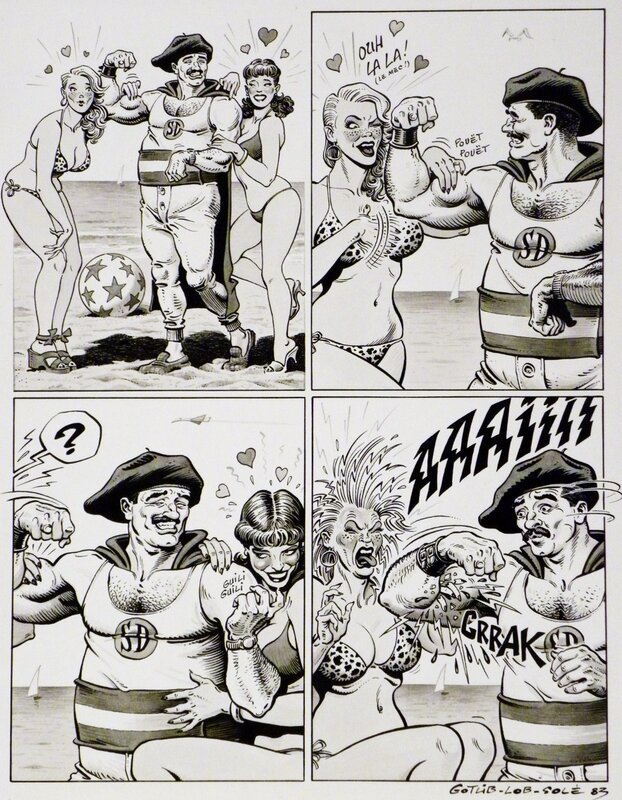 Superdupont by Jean Solé, Gotlib, Lob - Comic Strip