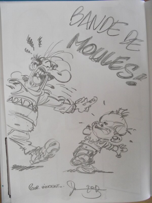 Dan Verlinden, Dédicace pour le Petit Spirou - Sketch
