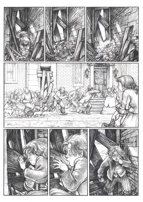 Cinzia Di Felice, Oliver & Peter, <br>La Mère de tous les Maux - Planche originale