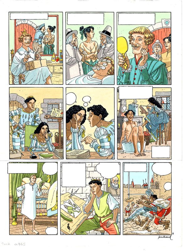 Sales petits Contes par André Juillard - Planche originale