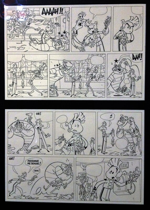 Fabrice Parme, Lewis Trondheim, véronique Dreher, 2008 - Spirou - page 29 - Panique en Atlantique - Comic Strip