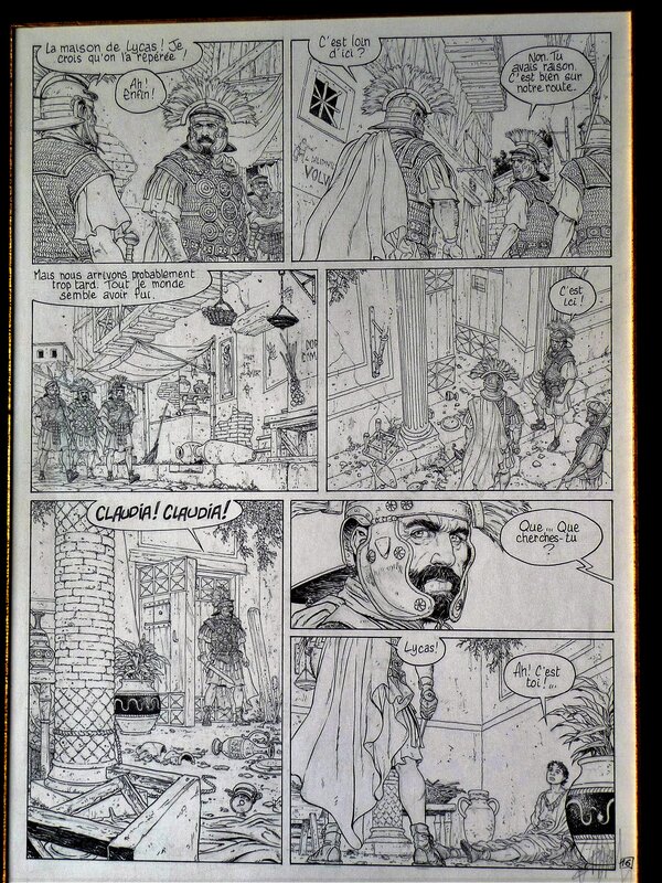 Philippe Delaby, La Revanche des Cendres. Planche originale n°16 - Comic Strip