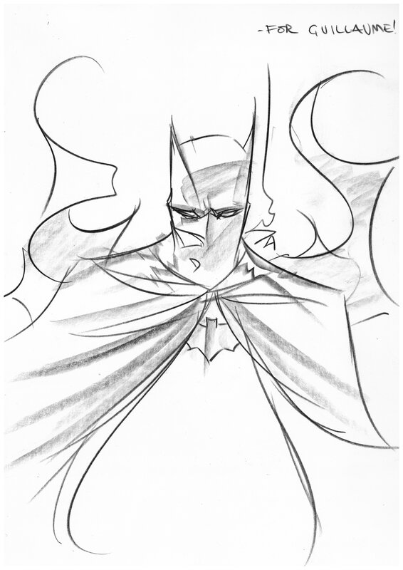 Batman par Dustin Nguyen - Sketch