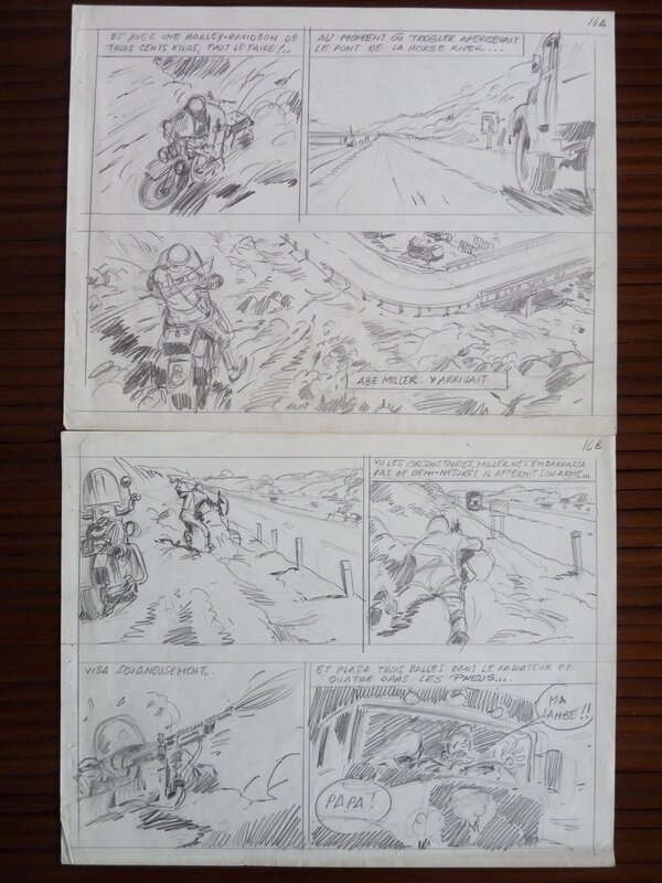 Jess LONG by Maurice Tillieux - Original art