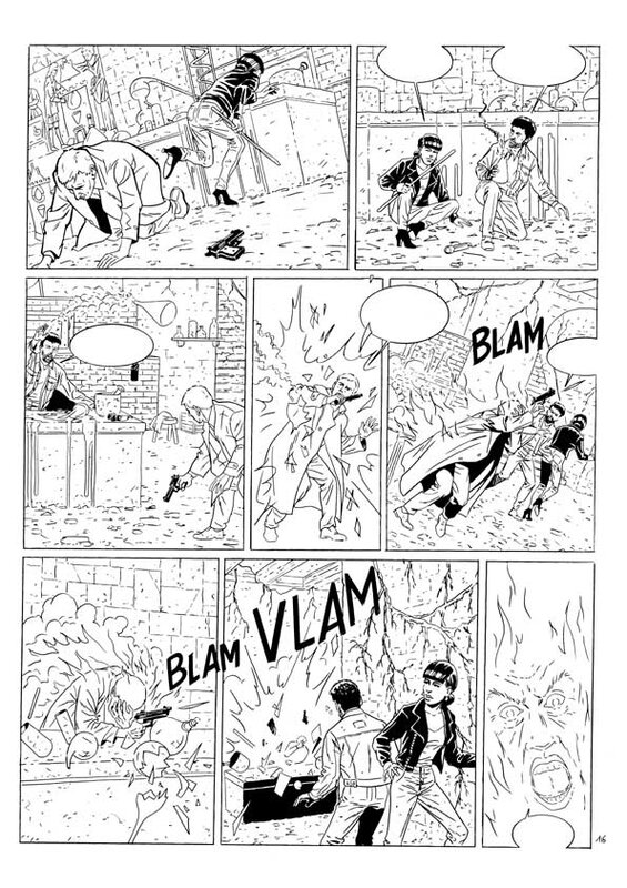 Eric Albert, Ravenne, Giacometti, Le Frère de Sang - T.3 - planche 16 - Comic Strip