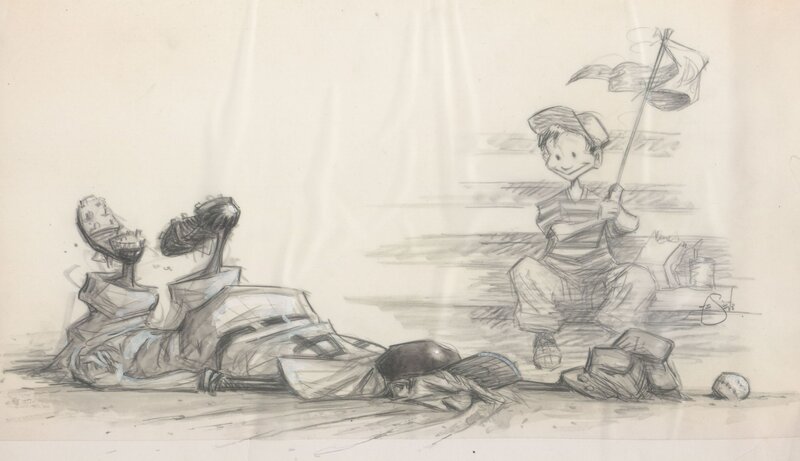 Baseball by Peter De Sève - Original Illustration