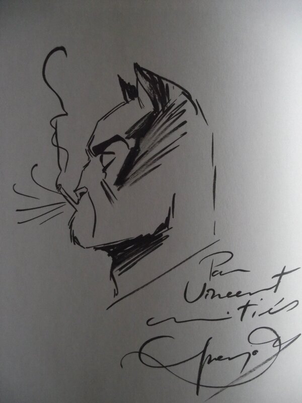 Juanjo Guarnido, Dédicace pour Blacksad - Sketch