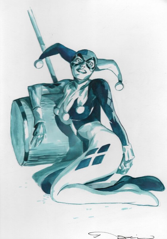 Fernando Dagnino Harley Quinn - Original Illustration