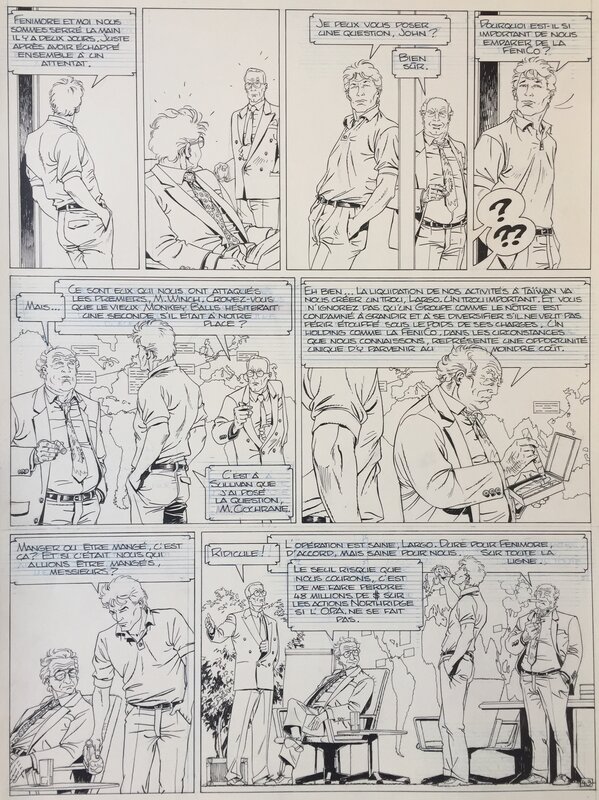 Philippe Francq, Jean Van Hamme, Largo Winch - T3 OPA - Comic Strip