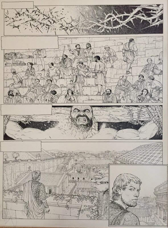 Philippe Delaby, Jean Dufaux, Murena - T9 Les Epines - Planche originale