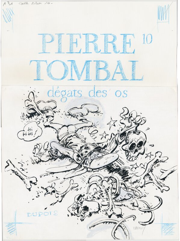 Marc Hardy, Pierre Tombal, cover tome 10, 