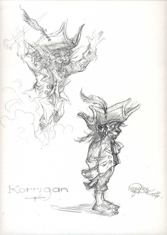 Korrigans by Gwendal Lemercier - Original art