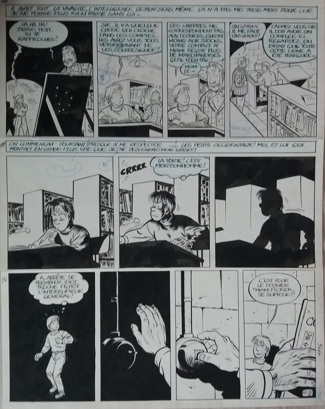 421 - Les Années de brouillard - planche 31 Maltaite / Desberg - Comic Strip