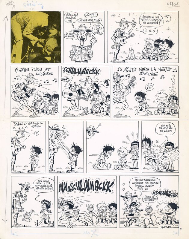 Gotlib, 1972 - Hamster Jovial - Elvis - Comic Strip
