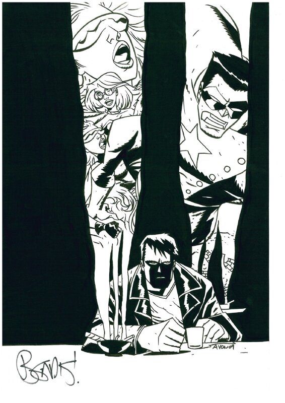 Michael Avon Oeming, Powers 3rd series cover nr.5 - Couverture originale