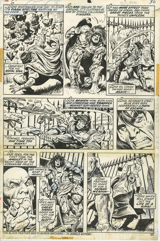 John Buscema, Ernie Chan, Conan the Barbarian # 36 page 17 - Comic Strip
