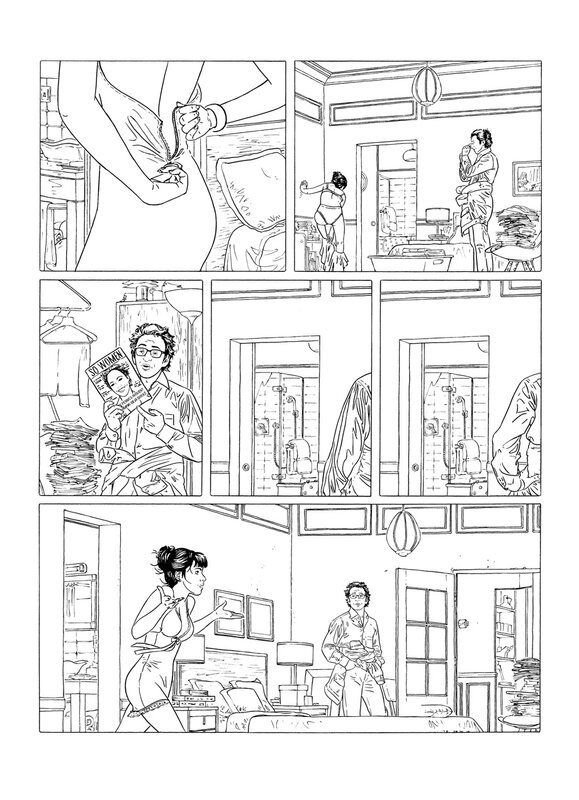 Lounis Chabane, L'érection Tome 1 page 45 - Planche originale