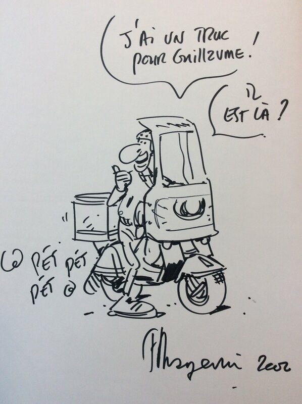 Momo par Frank Margerin - Dédicace