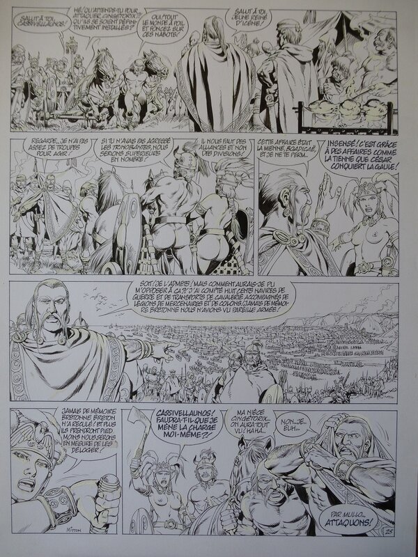 Jean-Yves Mitton, Vae Victis Tome 10 Planche 25 - Planche originale