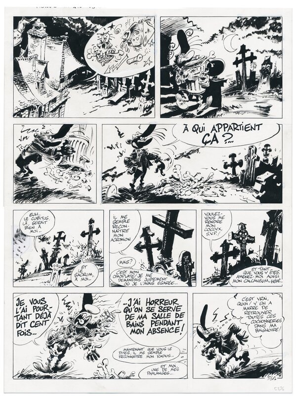 Marc Hardy, Pierre Tombal, gag 381. - Comic Strip