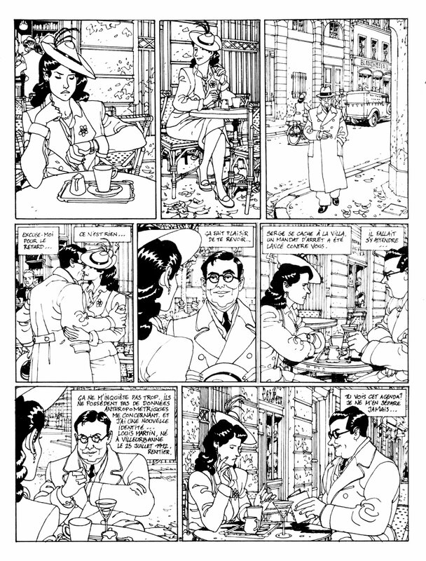 Jean-Michel Beuriot, Philippe Richelle, Amours fragiles - T.5 - Résistance - planche n°12 - Planche originale