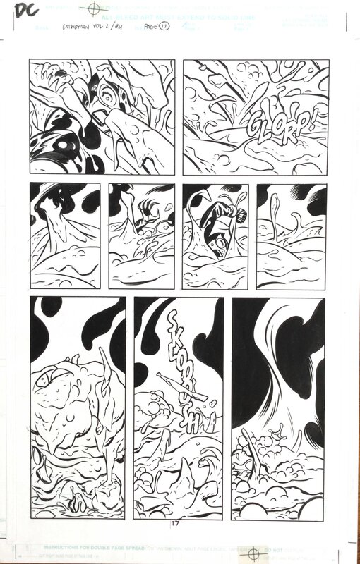 Catwoman #4 Page 17 par Darwyn Cooke, Mike Allred, Ed Brubaker - Planche originale