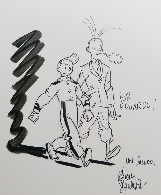 Olivier Schwartz - Spirou et Fantasio - Dédicace