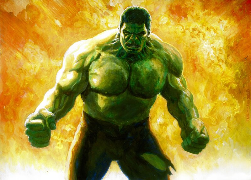 Hulk par Tarumbana - Illustration originale