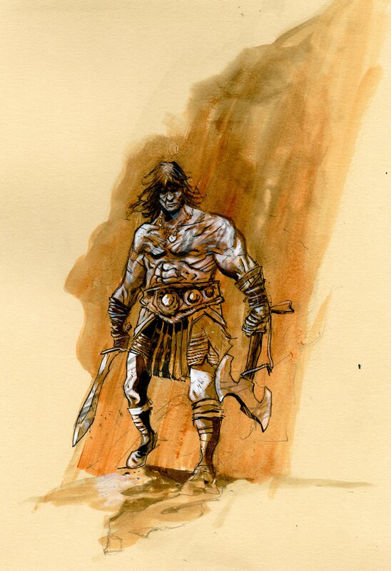 Conan par Lionel Marty - Illustration originale