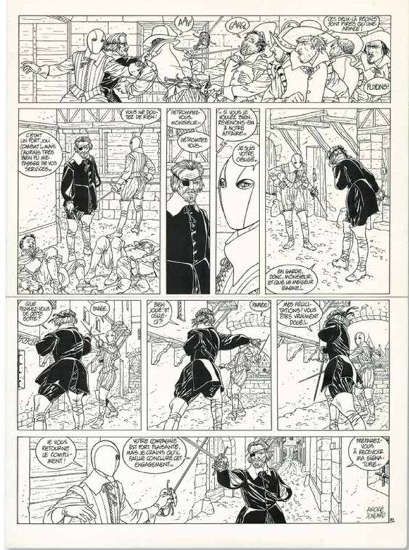 André Juillard, Les 7 Vies de l'Epervier-Tome VII - Planche originale