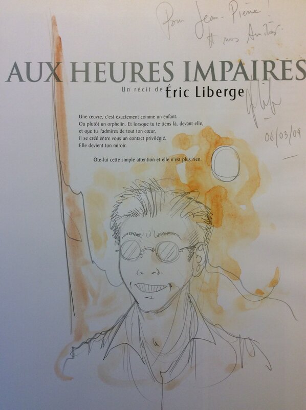 Aux heures impaires par Eric Liberge - Dédicace