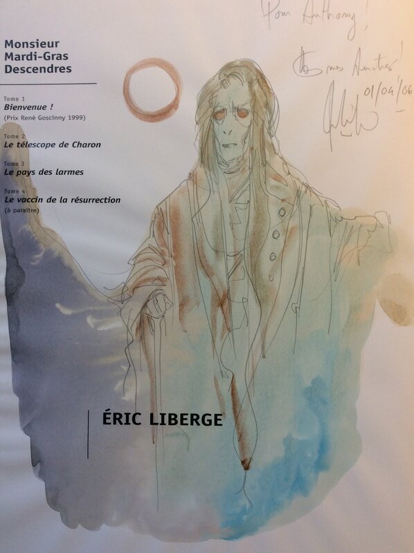 Eric Liberge, Monsieur Mardi-Gras Descendres - Anthony - Sketch