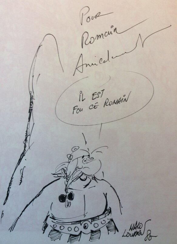 Rona par Malo Louarn, Albert Uderzo - Dédicace