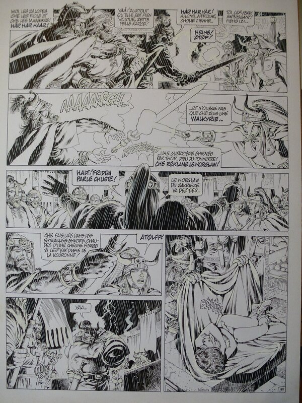 Jean-Yves Mitton, Chroniques Barbares tome 5 planche 31 - Comic Strip