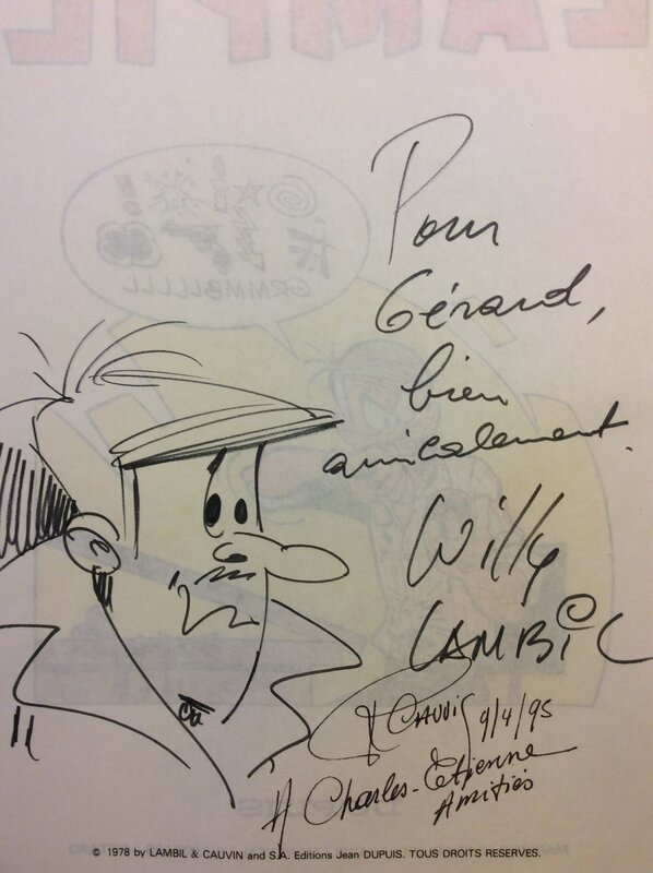 Pauvre Lampil by Willy Lambil, Raoul Cauvin - Sketch