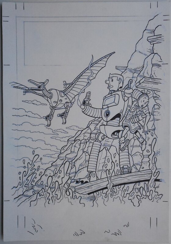 Luc Morjaeu, Suske en Wiske 308 De gamegoeroe - Original Cover