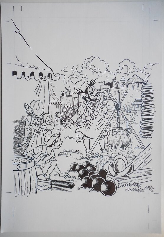 Luc Morjaeu, Suske en Wiske 314 Het lijdende Leiden - Couverture originale