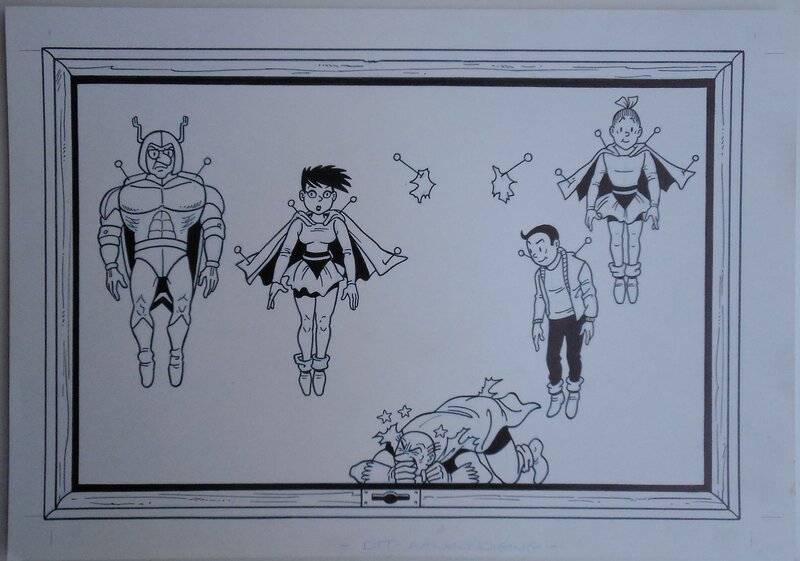 Luc Morjaeu, Suske en Wiske 320 De tirannieke tor - Illustration originale