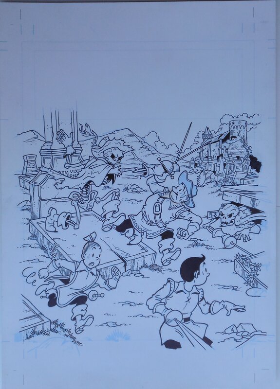 Luc Morjaeu, Suske en Wiske 321 Het ijzeren duel - Couverture originale