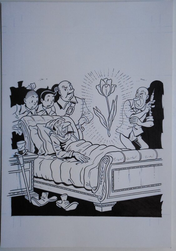 Luc Morjaeu, Suske en Wiske 326 De zwarte tulp - Original Cover