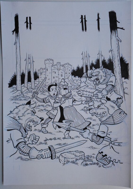 Luc Morjaeu, Suske en Wiske 327 Het gebroken dorp - Original Cover