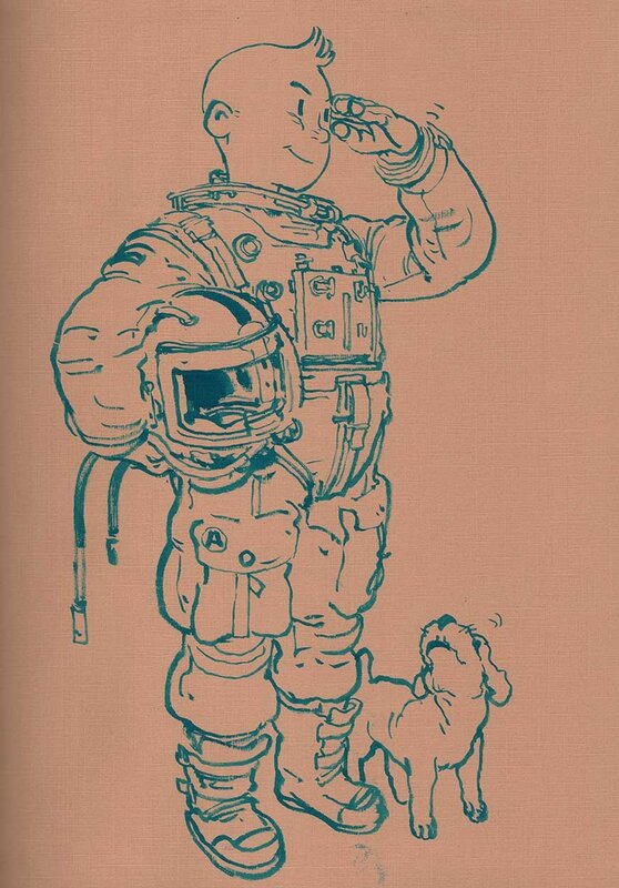 Tintin by Kim Jung Gi - Sketch