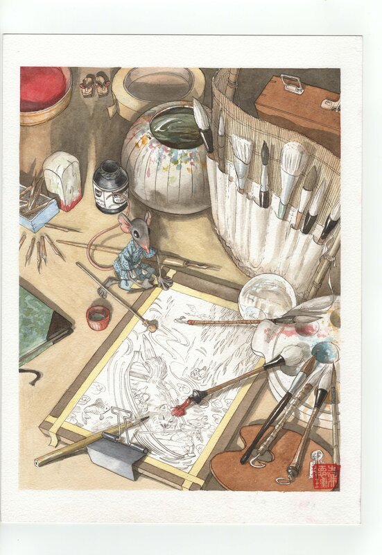 frédéric saurel, Le monde selon raoul - Original Illustration