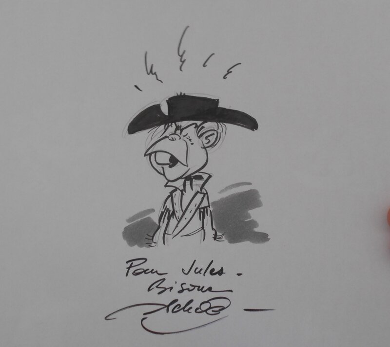 Achdé, Lucky Luke - L'apprenti cow-boy - Dédicace