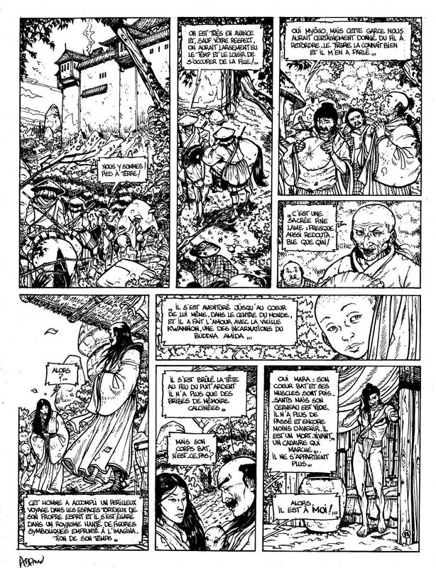 Le vent des Dieux by Philippe Adamov - Comic Strip
