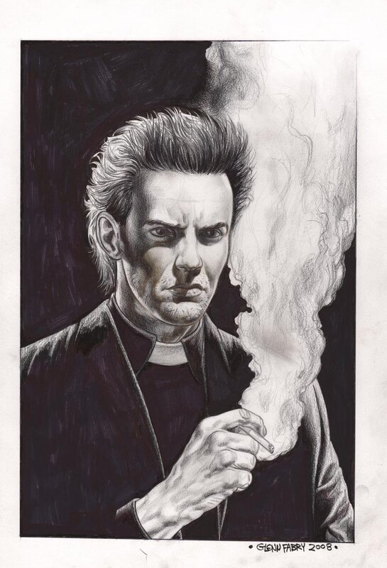 Preacher par Glenn Fabry - Illustration originale