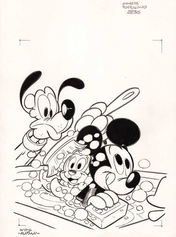 Stefano Intini, Topolino #2836 cover - Original Cover