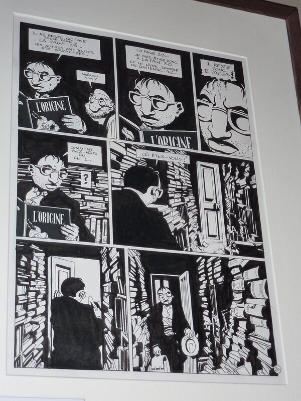 Marc-Antoine Mathieu, Julius Corentin Acquefacques, prisonnier des rêves - tome 1 (page 30) - Comic Strip