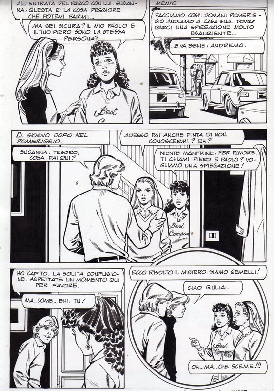 Morale, Carlo Bellagamba, Fumetto test, fin n°3 - Magazine Jeans n°18, Elvifrance - Comic Strip