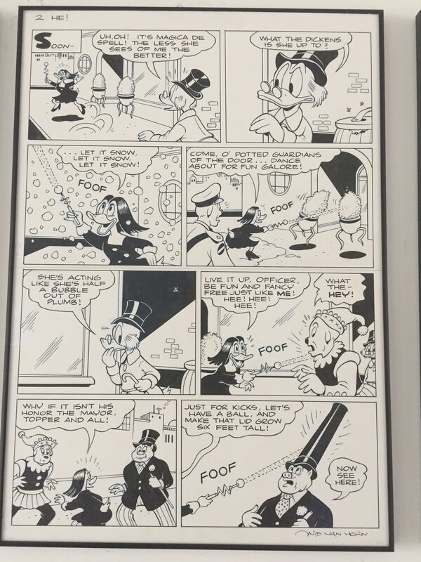 William Van Horn, Uncle Scrooge - WOE IS HE! - Page 2 - Comic Strip